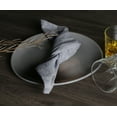 thumbnail image 4 of Native Fab Chambray Table Dinner Cloth Napkin Fabric Cotton 17"x17" Set of 4 - Navy Blue, 4 of 6