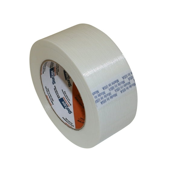 Shurtape GS-490 Economy Grade Filament Strapping Tape: 2 in. (48mm actual) x 60 yds. (White)