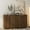brown, variant on CQSXDA Fluted Modern Buffet Cabinet in Wood, Sideboard with Adjustable Shelves for Storage, Wood