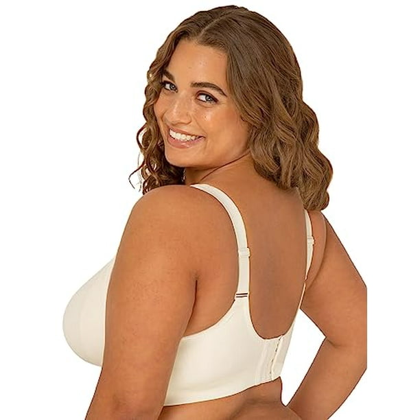 Exquisite Form #9600535 FULLY Cotton Soft Cup Full-Coverage Bra, Lace,  Wire-Free, Available Sizes 38C - 48DD 