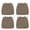 Khaki, variant on Contoured Cushion Cozival 5cm Thickened Strapped Chair Cushion - Contoured Dining Seat Pad with Secure Fit, Breathable & Machine Washable for Comfort & Posture Support, Memory Foam Seat Pad, Blue