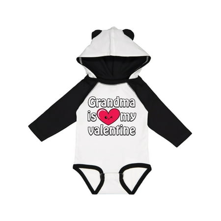 

Inktastic Grandma is My Valentine Gift Baby Boy or Baby Girl Long Sleeve Bodysuit