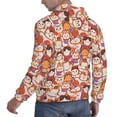 thumbnail image 3 of Hoodies for Men - Maneki-Neko Cats Long Sleeve Comfrt Men'S Fashion Hoodies & Sweatshirts, Sweatshirts for Men Hoodies Pullover Clothing Clothes with Pouch, 3 of 7