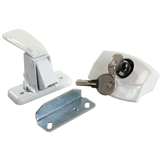 JR Products 11685 Camper Door Latch White