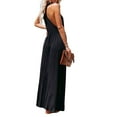 thumbnail image 4 of Enwejyy Women Summer Holiday Bohemian Beach Style Sleeveless Halter Neck Shift Maxi Dresses, 4 of 4