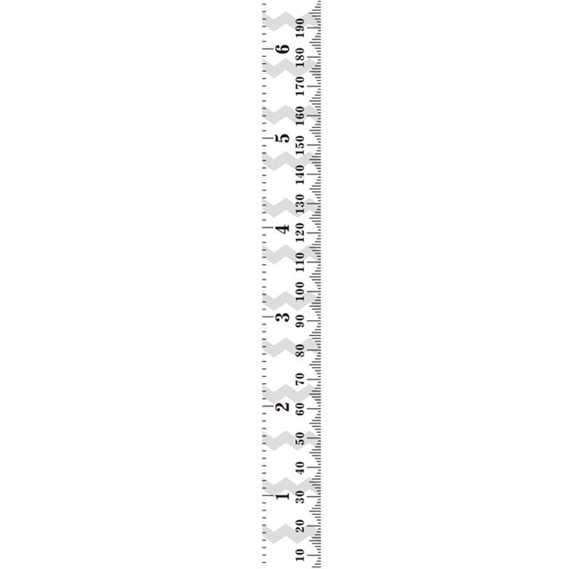 CAROOTU Wooden Height Measure Hanging Ruler Cute Cartoon Roll Up Cloth Growth Chart for Kids Decorative Props for Bedroom Home