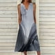 thumbnail image 1 of Puntoco Vestidos Mujer Verano Diseño De Verano Vestido Casual Gradual Sin Mangas Cuello V-Cuello Vestido Largo, 1 of 4