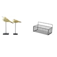 thumbnail image 1 of Figuras de pájaros y organizadores de pared de alambre de metal, esculturas para dormitorio, escritorio, cocina, baño, sala de estar, decoración de en, 1 of 8