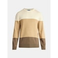 thumbnail image 5 of George Men's and Big Men's Colorblock Crewneck Sweater, Midweight, Sizes S-3XL, 5 of 5