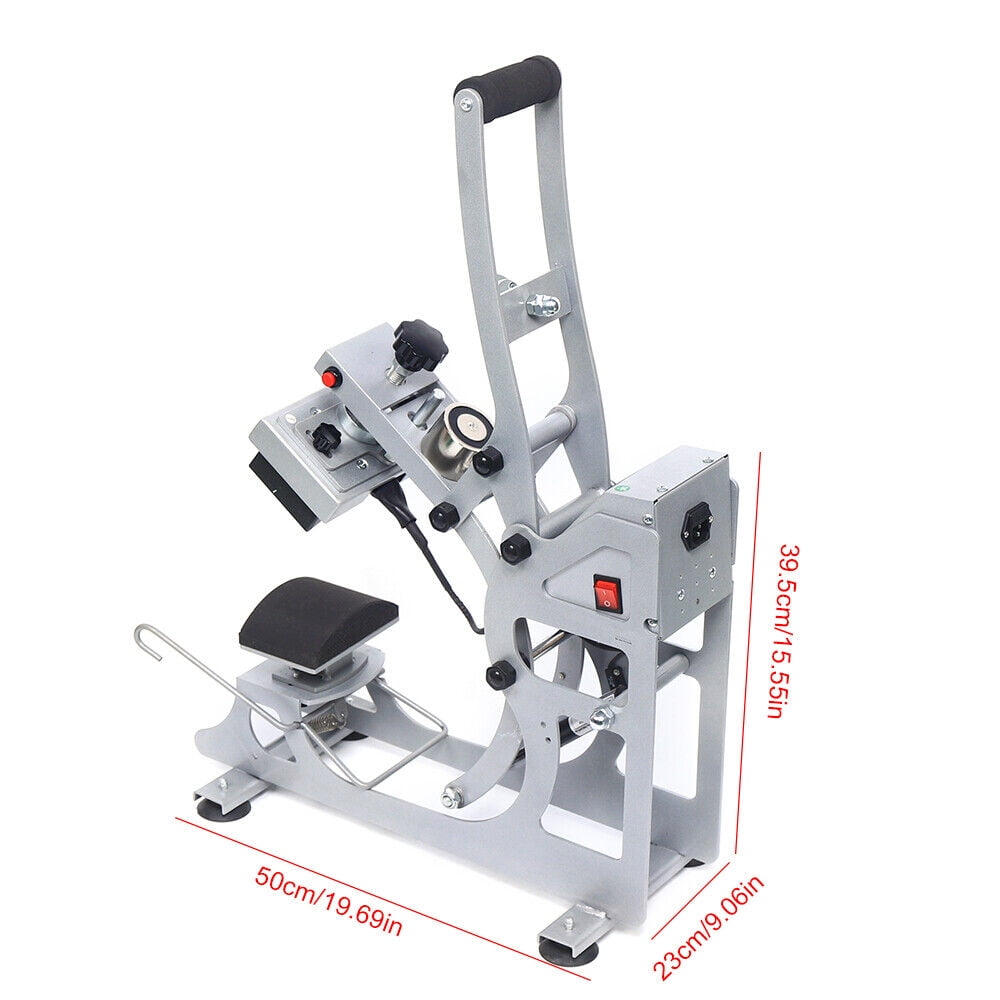 DENSET 2in1 Digital Heat Press Machine Fits Pressing Letters Numbers and Images on Caps