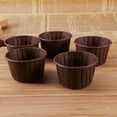 thumbnail image 3 of 100pcs Muffin Cup Paper Cupcake Baking Cups Greaseproof Cake Liners Kitchen Baking Accessory (Chocolate), 3 of 8