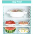 thumbnail image 5 of Bxaolu 100pcs Clear Disposable Plastic Shower Bath Caps for spa Hair Salon WH, 5 of 8
