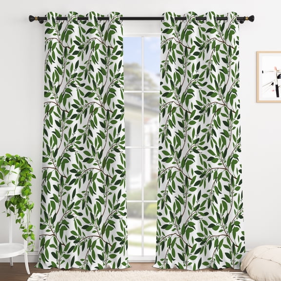 Tchckioa Sage Green Blackout Curtains,42x63 Inch Grommet Drapes for Living Room,2 Panels