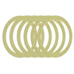 Uxcell Magnetic Adapter Ring, Magnetic Wireless Charger Conversion Kit Gold