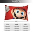 thumbnail image 2 of Lsque Mario Pattern Bedding Waterproof Pillow Protector Zippered Queen – Bed Bug Proof Pillow Encasement-20"x30", 2 of 6