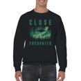 thumbnail image 2 of UFO Close Encounter Forest Men's Sweatshirt, 2 of 3