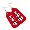 thumbnail image 2 of Pendientes Multicapa Labio Oreja Cuelga Aro en forma de corazón Pendiente colgante Favores de fiesta Regalo del día de San Valentín Banquete Ropa, zapatos y accesorios Miscelánea Negro+Rojo Qarigey  AP010113-19, 2 of 6