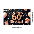 thumbnail image 3 of Decorative Design Happy Birthday Banner Colorful Theme Milestone Celebration Banner Royal Crown Birthday Party Balloon Decoration for Birthday Party Celebration Indoor Decoration, 3 of 7