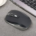thumbnail image 3 of 2.4GHZ Portable Wireless Mouse Cordless Optical Scroll Mouse for PC Laptop black, 3 of 8