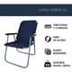 thumbnail image 4 of Silla Plegable de Playa CJR Camping Exterior Resistente y Cómoda azul marino, 4 of 6