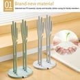 thumbnail image 5 of NSESSHome Kitchen Glove Holder Glove Drying Rack Drying Dryer Rack Plastic Mitten Rubber Rack Gloves Hanger Sink Stand Towel Reusable Towel Storage Holders for Sponge Food Bag Organizer, 5 of 7