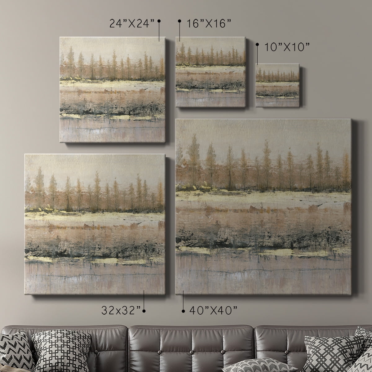 Wexford Home What Lies Beneath II-Premium Gallery Wrapped Canvas, 32" x 32" - Ready to Hang