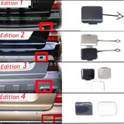 Trimla Edition2 Rear Tow Cover for 06-09 Mercedes Benz ML X164 U89 Fit ML280 ML300 ML320 ML350 ML450 ML500 ML550 2006 2007 2008 2009 Bumper Towing Hook Eye Cap A1648852323