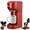 Red, variant on Superjoe Single Serve Coffee Maker Brewer for Single Cup Capsule with 6-14OZ Reservoir One-Touch Button Coffee Machines Blue