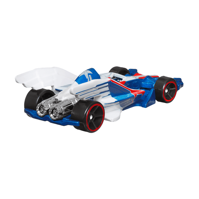 【キャプテンアメリカ ミニカー】 Hot Wheels Disney 100 Captain America Character Car, 1:64 Scale