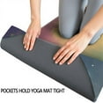 thumbnail image 3 of Colorful Tie Dye Nebula Pattern Hot Yoga Mat Towel Non Slip for Hot Yoga - Quick-Drying Yoga Mat Cover with 4 Corner Pockets with Travel Bag - Hot Yoga Towel Non Slip 70"x26", 3 of 6