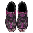 thumbnail image 2 of Faith Over Fear BreaStCancer Awareness Shoes Sneakers Black Size 4, 2 of 7