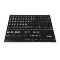 thumbnail image 3 of English Keyboard Stickers, Super Clear Large Print Bold White Letters on Black Background English Keyboard Letter Stickers, 3 of 9