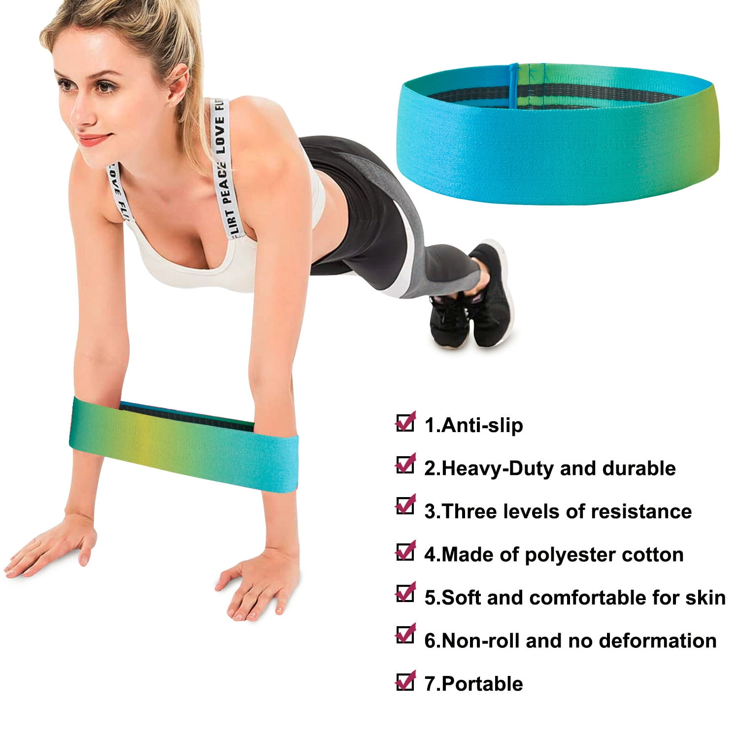 Elastic Bands For Fitness Resistance Bands Exercise Training Fitness Equipm L1 