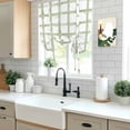 thumbnail image 5 of Sage Green Buffalo Plaid Balloon Curtains for Windows, Bedroom Curtains 54 Inch Length, Farmhouse Check Stripes Geometric Tie Up Curtains Panels Thermal Insulated Bathroom Curtains Window 42"x54", 5 of 8