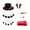 I, variant on CoreLiving Classic Christmas Snowman DIY Decoration Kit with Black Felt Hat, Red Scarf, Carrot Nose and Wooden Pegs, 13 Pcs Outdoor Winter Toy for Kids and Family