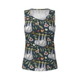thumbnail image 6 of Sigee Cute Sloth for Women's Workout Tank Top,Running Tank Tops,Sleeveless Gym ClothesMedium, 6 of 8