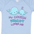 thumbnail image 4 of Inktastic My Cousin Whale-y Loves Me Boys or Girls Baby Bodysuit, 4 of 5