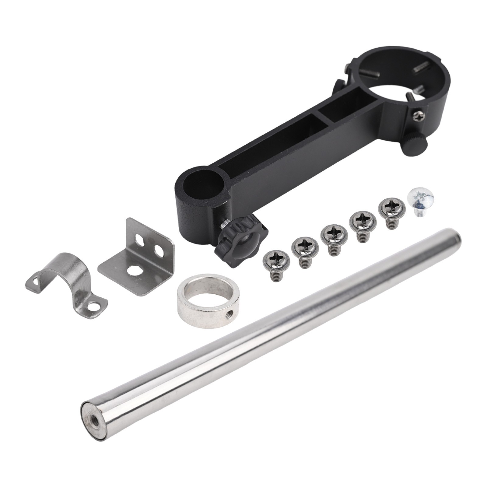 Dreamhall Durable Heat Guns Bracket Soldering Gun Stand Clamp Black+Silver Repair Tools for Smd Rework Hand-Pieceguns Holder