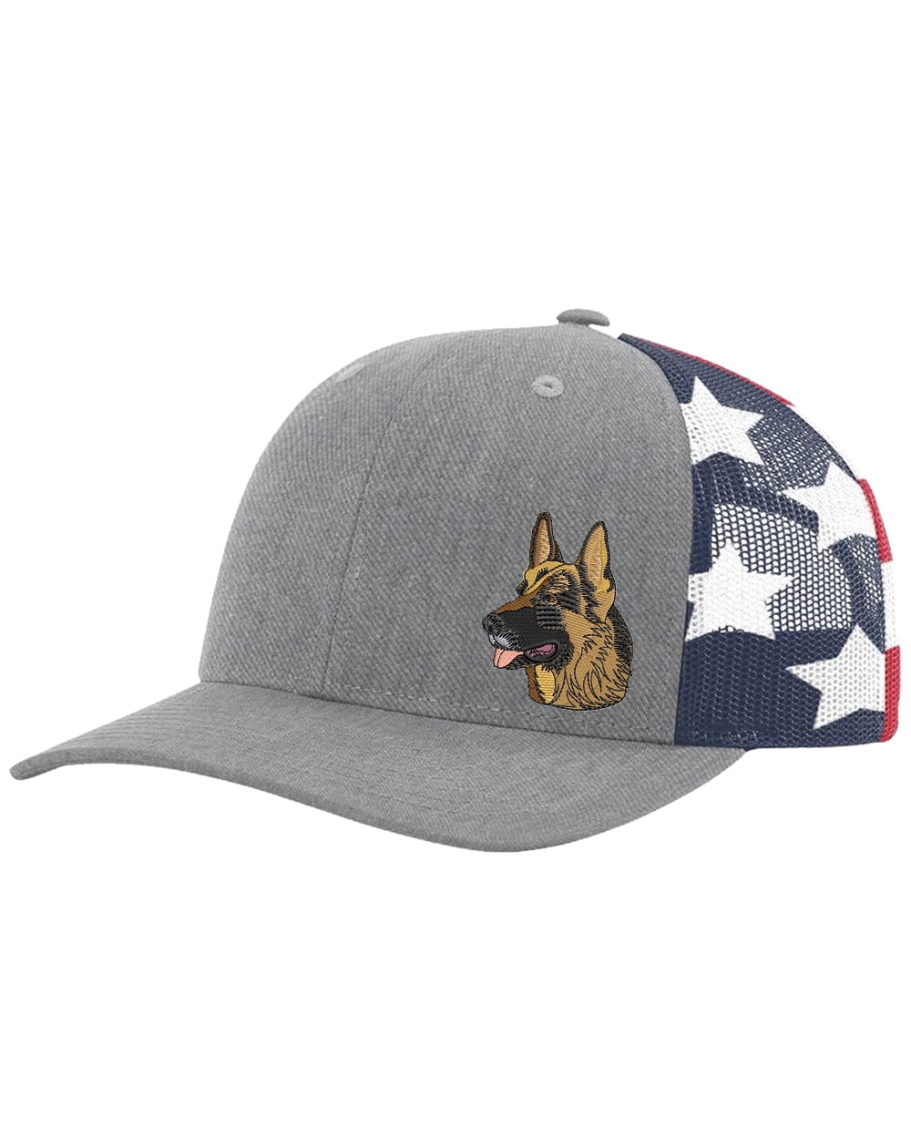 Custom Camo Mesh Trucker Hat American Water Spaniel Dog Silhouette Sew One Size 