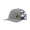 German Shepherd Heather Grey/American Flag, variant on Men's Embroidered German Shepherd Outline Dog Breed Mesh Back Trucker Hat, Heather Grey/American Flag