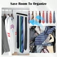 thumbnail image 6 of Topekada 2 Pack Belt and Tie Hanger for Closet,28 Hooks Wooden Belt Holder for Closet,360 Degree Rotating Tie Organizer,Belt and Tie Rack Space Saving, 6 of 8