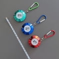 Calculate Ruler Portable Retractable 2M Keychain Ruler Tape Measure Unique Disc Shape ...