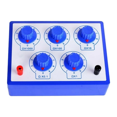 

J2361 Resistance Box Precision Variable Decade Resistor 0-9999.9 Resistance Meters for Teaching Instruments