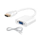 thumbnail image 1 of Convertidor de cable HD a VGA 1080P Adaptador de transmisor para computadora portátil Línea de conversión macho a hembra, Blanco Eigraketly EL4877-04, 1 of 2