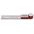 thumbnail image 4 of Stainless Steel Digital Angle Finder with LCD Display - 400mm Total Length, 0-999.9° Measuring Range, 0.05° Resolution & ±0.2° Accuracy, Features Zero Reset, Screen Rotation & Angle Lock Function,, 4 of 5