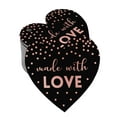 thumbnail image 1 of Inkdotpot Pack Of 50 Real Rose Gold Foil Paper Tags Made With Love Wedding Favor Hang Tags, 1 of 6