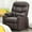 Brown, variant on Resenkos Kids Recliner Chair with Cup Holder and Footrest for Children-Brown, Kids Chairs for Kids