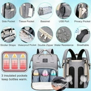 Diaper Bag Backpack, Baby Bag Diaper Bag with Changing Station Baby Girl Boy Waterproof Diaper Bag for Travel Baby,Rinder