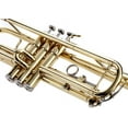 thumbnail image 3 of Hawk WD-T311 Bb Trumpet with Case and Mouthpiece, Brass Lacquer, 3 of 5