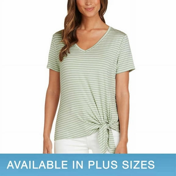 Matty M Womens Side Tie Tee